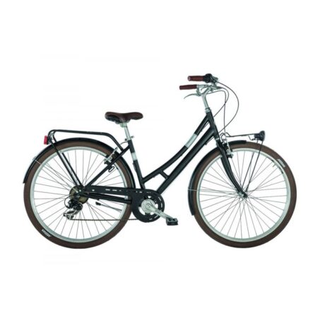 Alpine - A-28VE7D46NE - Vélo Alpina vintage 28" velvet w 7v noir h46