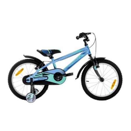 VTT Enfant - CASPER - 18" - Cadre Acier - Freins V-Brake - Bleu