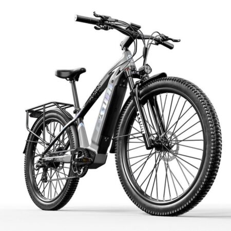 CYSUM M520 Vélo Électrique tout-terrain -Moteur 500W - LG Batterie 48V 14Ah -70KM - Shimano 7 vitesses - Pneus 27.5 -Gris
