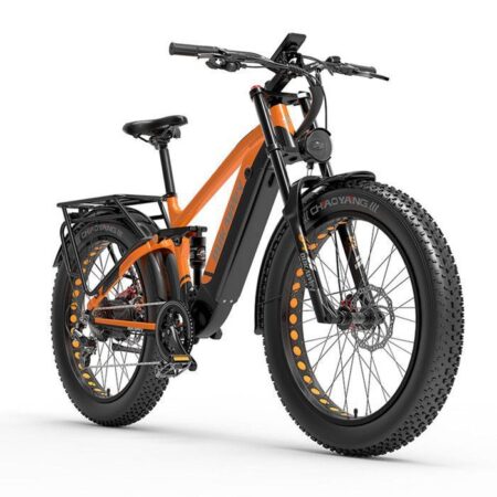 Vélo électrique - Dukawey - Silvertip8 - Batterie 52V 20Ah - Moteur 1000W - FAT BIKE - Orange