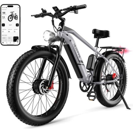 DUOTTS F26 - Vélo Électrique - Roues 26" - 750W*2 Double moteur - 48V/20Ah Batterie Samsung - 7 vitesse SHIMANO - Avec App