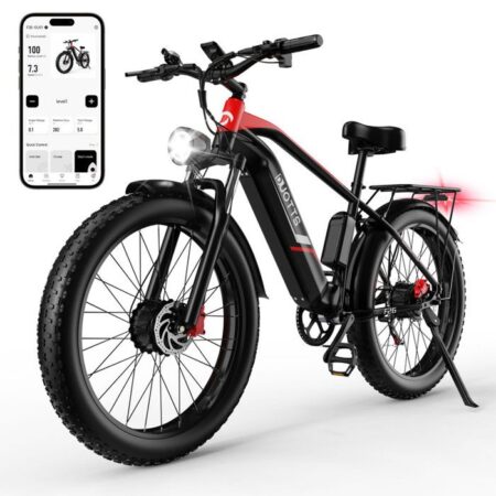 DUOTTS F26 - Vélo Électrique - Roues 26" - 750W*2 Double moteur - 48V/20Ah Batterie Samsung - 7 vitesse SHIMANO - Avec App