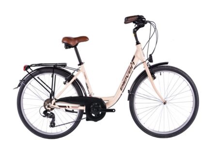VÉLO ELEVEN OUTDOOR EXPERIENCE 26" MADAME 7V CRÈME BRILLANT UNIQUE