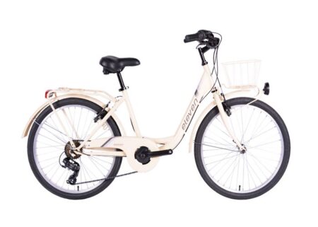 VÉLO ELEVEN URBAN 26" CRÈME BRILLANT UNIQUE