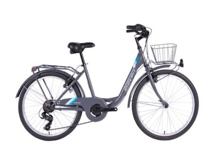 VÉLO ELEVEN URBAN 26" GRIS BRILLANT UNIQUE