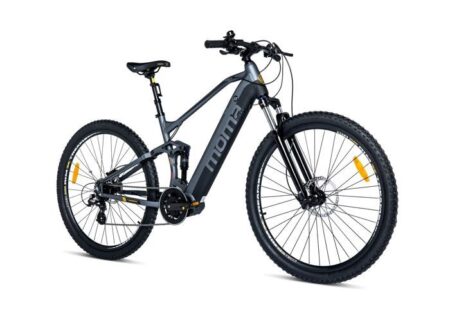 Moma Bikes - VTT Electrique 27.5" PRO Moteur Central - Batterie 48V 13Ah - Auto.Max 120km - 8 Vitesses - Freins Hydraulique - L-XL