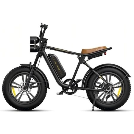 ENGWE M20 - Velo Electrique, 1000W 48V13AH/ 7 Vitesses - Top 28mph, 20" × 4.0 Pneus Larges, Autonomie 75km-Noir