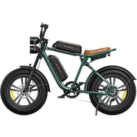 ENGWE M20 - Vélo Électrique 20" - Autonomie 120km - Batterie 48V26Ah - Tout suspendu - Shimano 7 vitesses - VTT fat bike, Vert