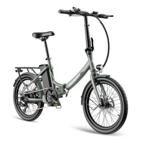 Vélo Électrique de Ville Pliant FAFREES F20 Light 250W 25 km/h 14.5Ah Batterie 20''Pneu Shimano 7 vert