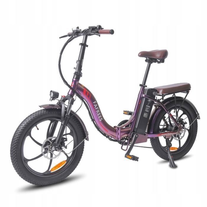 Vélo électrique pliant - FAFREES - F20 Pro - 18AH - 350W - 20 pouces violet