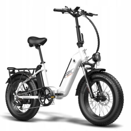 Fafrees FF20 Polar vélo électrique 40KM-H 10.4AH*2 1000W roue 20" Vélo électrique pliant BLANC
