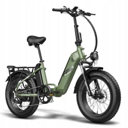 Fafrees FF20 Polar vélo électrique 40KM-H 10.4AH*2 1000W roue 20" Vélo électrique pliant vert