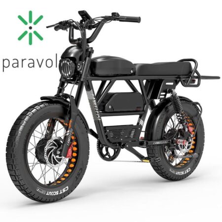 Vélo électrique double moteur LANKELEISI x-black Knight 2000W, batterie 45Ah, 7 vitesses, pneu 20*4.0 CST