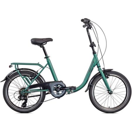 Vélo pliant - LEGNANO - Limoges - 20 Pouces - 6 Vitesses - V-Brake Vert