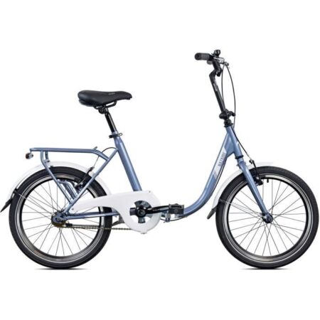 Vélo pliant - LEGNANO - Nazaire - 20 Pouces - Unisexe - V-Brake - Gris-Bleu