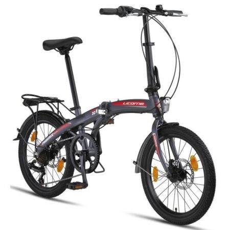 Vélo pliant - LICORNE - Phoenix 2D - Aluminium - 20 pouces - Disc-Bremse - Mixte