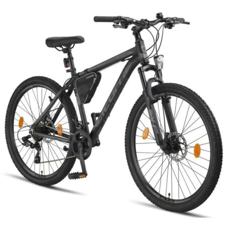 Vélo VTT - LICORNE - 27.5 - 21 Vitesses - Freins à Disque - Noir/Anthracite