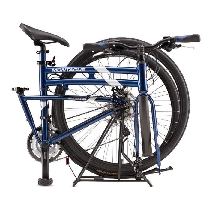 Vélo pliant – NAVIGATOR – 21&Prime; – 27 vitesses – Pneus Knobby 35 mm – Mixte