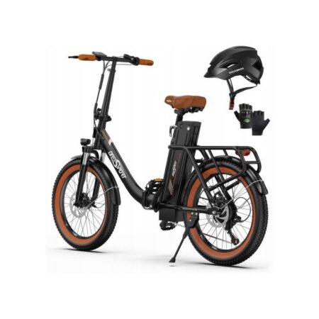 ONESPORT OT16 - 2" pliable : 48V 17Ah batterie amovible, 250W moteur. 3 modes, écran LCD intelligent & Bluetooth.
