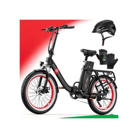 Onesport OT16-2 vélo électrique pliable avec 48V 17AH,250W,20*3.0,120KM et application (APP)