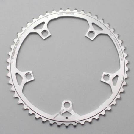 PLATEAU ROUTE 5BRA 50DTS D.135 CAMPA ULTRA TORQUE EXTERIEUR ARGENT ALU 7075 STRONGLIGHT CENTAUR CARBON-VELOCE ET MIRAGE-FULCRUM R