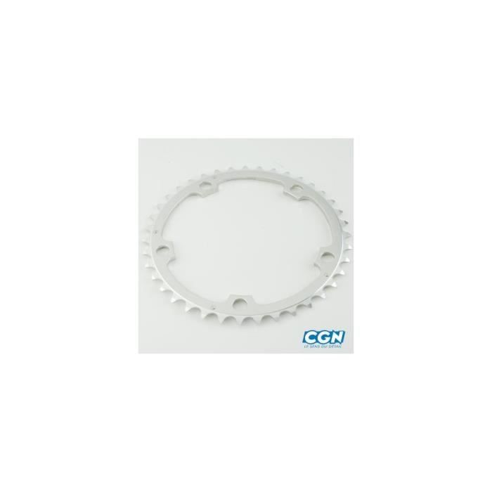 Plateau route diam 130 interm 39dts argent alize (comp.shimano) ta