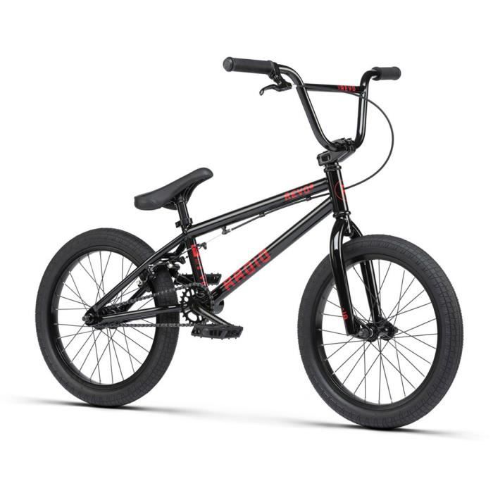 Vélo BMX - Radio - Revo - Noir - Enfant - Cadre en acier robuste