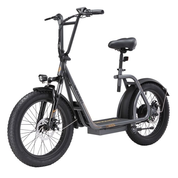 Scooter Électrique Pliable 20" 250W - Batterie 36V 18Ah - Shimano 7V - Freins Disque - Autonomie 120km