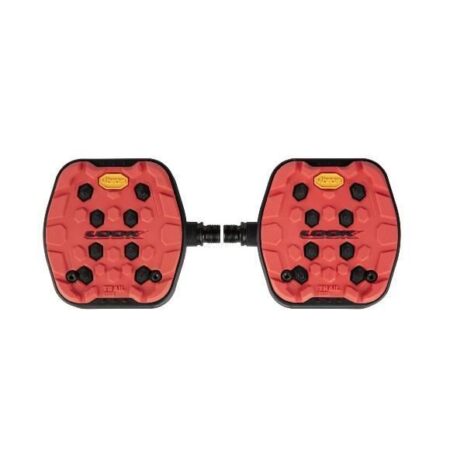 TRAIL GRIP R Pédales vélo tout chemin à grip VIBRAM - Rouges