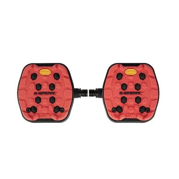TRAIL GRIP R Pédales vélo tout chemin à grip VIBRAM - Rouges