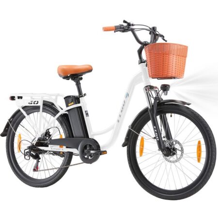 TTGO Vélo Électrique 26" - Moteur 250W Puissant, Batterie 36V 14.5Ah Amovible, 80km d’Autonomie, 6 Vitesses Shimano