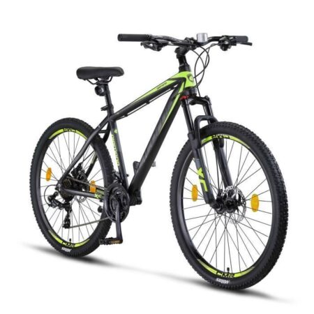 VTT - LICORNE - 26-27.5-29 pouces - Noir-Vert citron - Chemins et sentiers