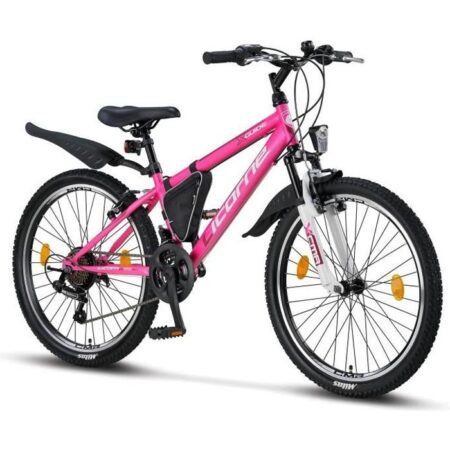 VTT - LICORNE - Tout suspendu - 24 pouces - 21 vitesses - Hydrauliques - Mixte - Cross country