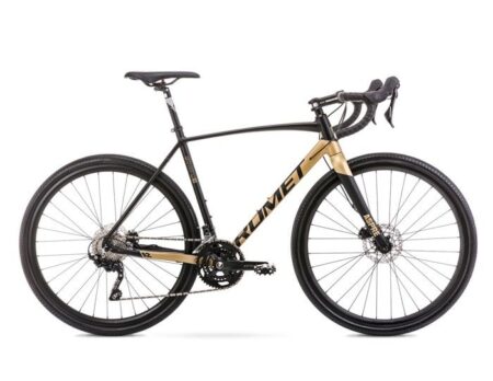 Vélo de route Romet Gravel Aspre 2 - Taille XL - Noir/Or