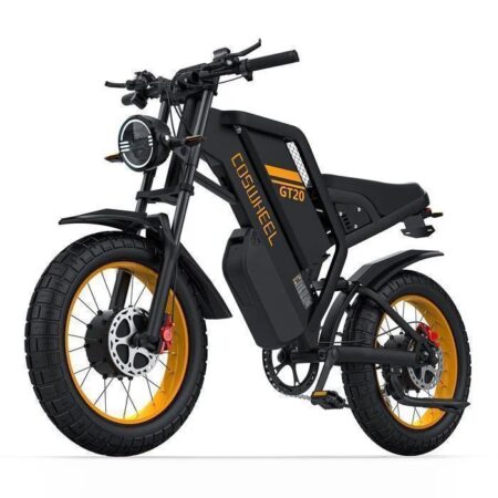 velo electrique adulte GT20 PRO Moteur 3000W - Double batterie 48V 40Ah - Autonomie 200KM avec pneus 20"*4.0