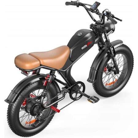 velo electrique EMOKO C93 Moteur 1000W Batterie amovible 20AH Autonomie 80KM SHIMANO 7 vitesses 20'' Nior