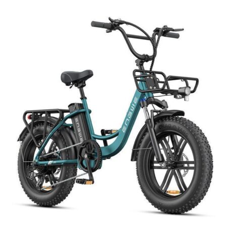 ENGWE L20 BOOST - Vélo électrique 20" - Autonomie 140km - Batterie Amovible 48V13Ah - Moteur 250W - 7 vitesses - VTC Fat bike,bleu