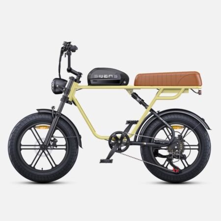 Vélo Électrique ENGWE M1 NL - 250W 48V15.6AH Pneus de 20 Pouces Pommeau de Changement de Vitesse Sans Guidon - Jaune