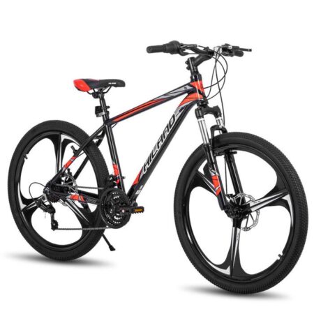 Vélo GTT HILAND BIKES VTT 26" Aluminium SHIMANO 21 Vitesses Freins à disques Suspension avant,noir