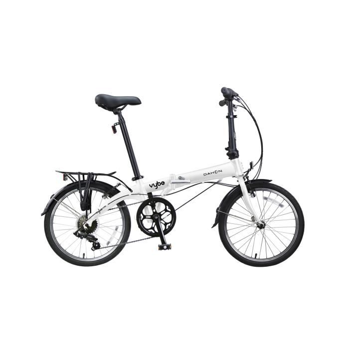 Vélo pliant - DAHON - Vybe D7 - 20 pouces - Blanc - 7 vitesses
