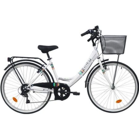 Vélo VTC 26" Vélo de Ville Femme CITY - 6 Vitesses - Shimano TY21 -  Freins V-Brake + Equipement City ( Fabrication Italienne )