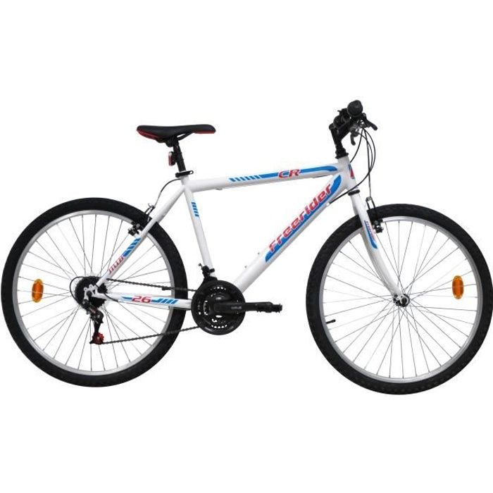 Vélo VTT 26 » Homme CR/FREERIDER avec cadre acier – 18 Vitesses – Freins V-Brake