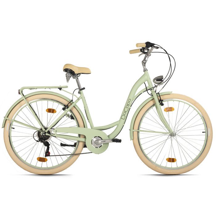 Vélo de ville dame 28" Balloon 6 vitesses Vert TC 48 cm DaCapo