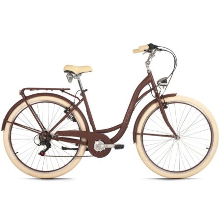Vélo de ville dame 28" Balloon 6 vitesses Marron TC 48 cm DaCapo