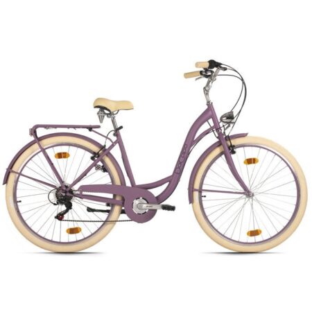 Vélo de ville dame 28" Balloon 6 vitesses Violet TC 48 cm DaCapo