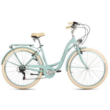 Vélo de ville dame 28" Balloon 6 vitesses Turquoise TC 48 cm DaCapo