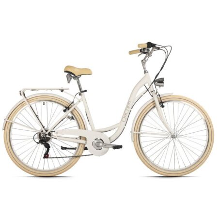 Vélo de ville dame 28" Balloon 6 vitesses Blanc TC 48 cm DaCapo