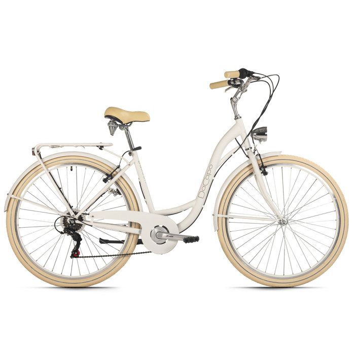 Vélo de ville dame 28" Balloon 6 vitesses Blanc TC 48 cm DaCapo