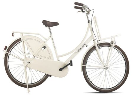 Vélo hollandais dame 28" Royal Dutch monovitesse blanc Hollandia