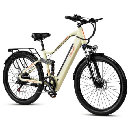 ITSTANDS X27 - Vélo Électrique 27.5"x2.8" Jaune - E-BIKE 750W - Batterie Amovible 48V 17.5AH - Autonomie 100KM - Vitesse 40KM/H